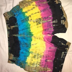 Tye dye shorts